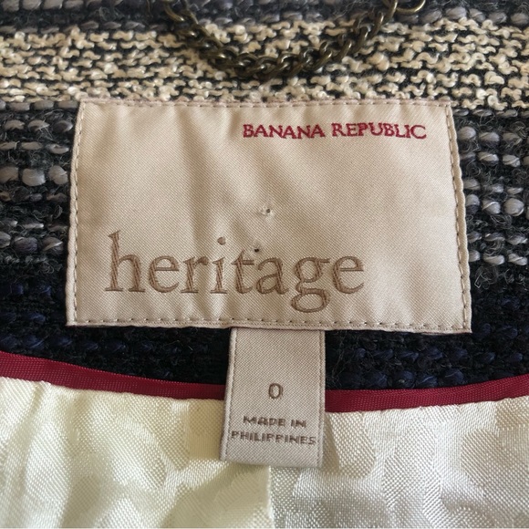 Banana Republic Heritage Brass Collared Blazer - Picture 7 of 9